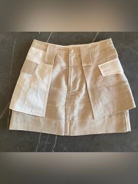 Ganni Linen Skirt